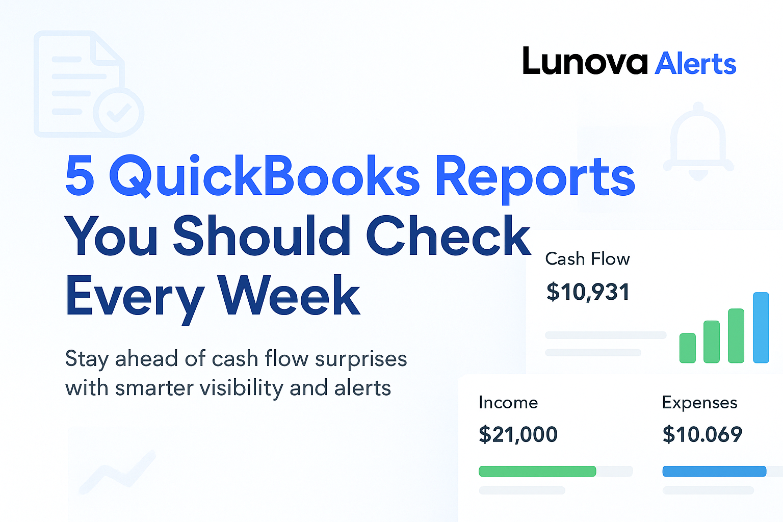 5 QuickBooks Reports Small Business Owners Should Check Weekly